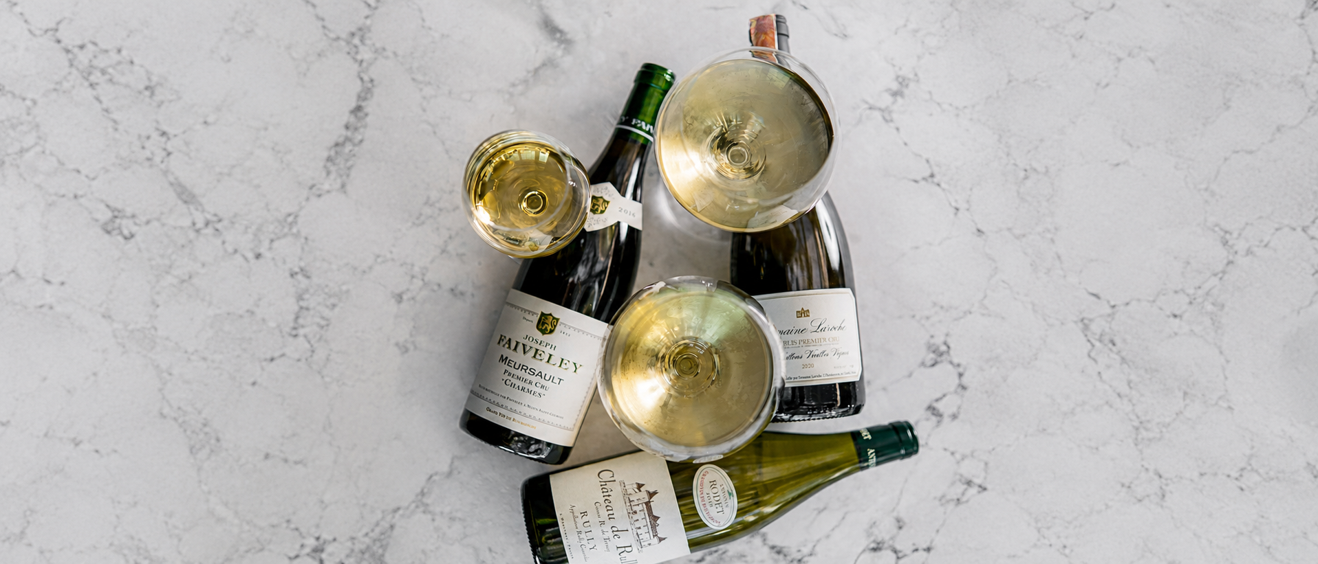 Refined glassware arranged in an elegant interior